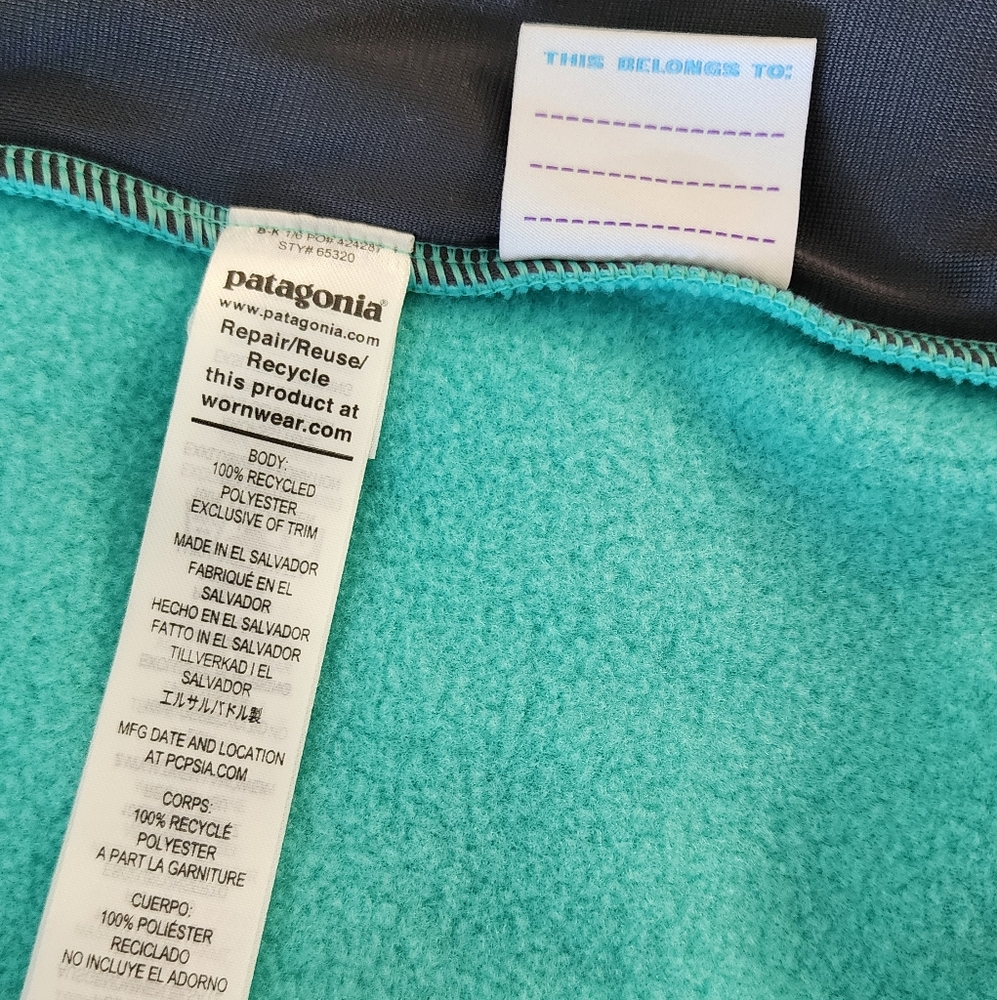 Patagonia Boy and Girls Synchilla Full Zip Jacket L (NWT) - Picture 6 of 7
